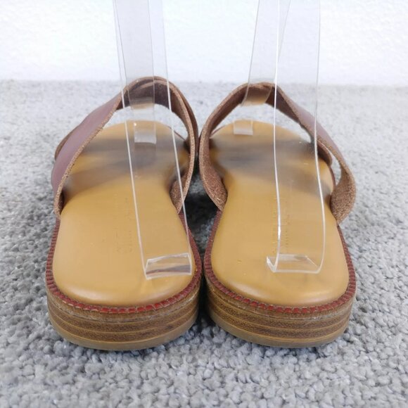 Cynthia Rowley Sandals Womens Size 7 Shoes Flats Criss Cross Straps Slip On - Picture 6 of 9